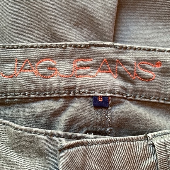 3-$30 Jag Jeans sz 6 relaxed boyfriend cropped green pants. - Picture 5 of 8